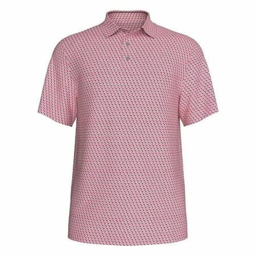 Translation missing: en.Pga Tour Mens Athletic fit Short Sleeve Golf Polo Shirt Pink Size Large Stretch