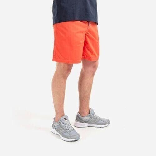 Translation missing: en.A.P.C. Men's Louis Solid Regular Fit Swim Trunks in Coral-2XL