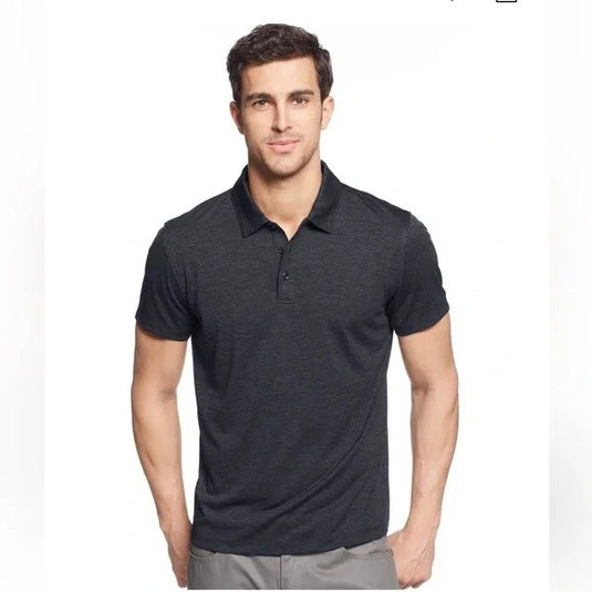 Translation missing: en.Alfani Polo Shirt Men's Small Kettle Gray Performance Stretch Moisture Wicking