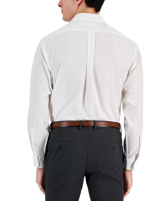 Translation missing: en.Club Room Men's Regular-Fit Dress Shirt Cotton Blend Bright White S14-14.5 32/33