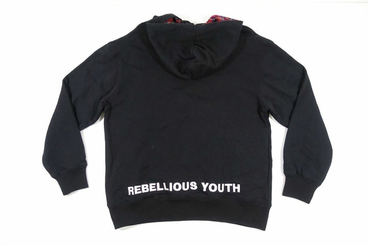 Translation missing: en.WeSC Murphy RY Plaid Hoodie "Rebellious Youth" J411622 Black-Size Medium