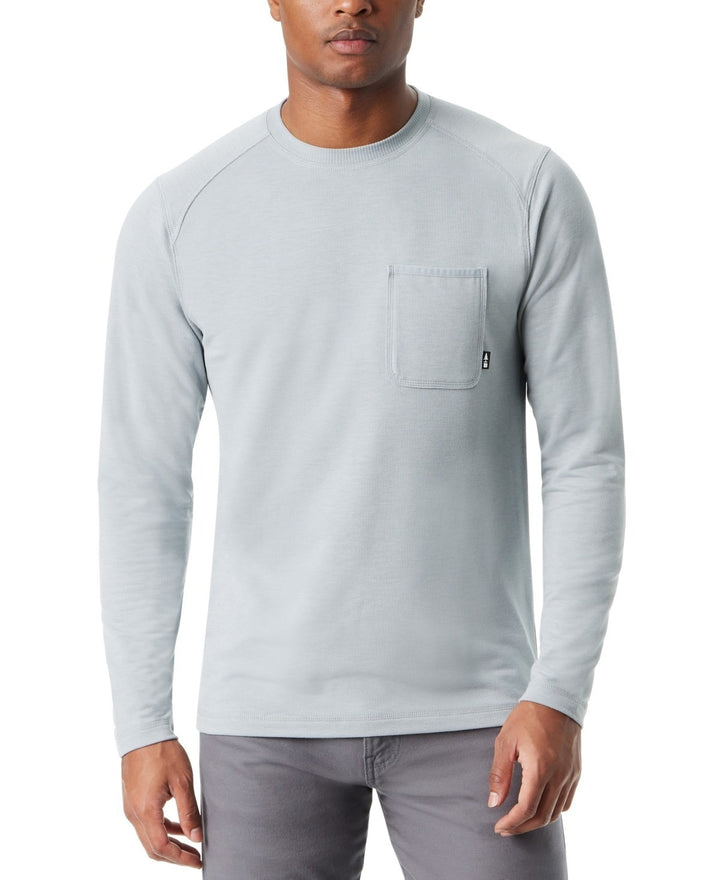 Translation missing: en.Bass Outdoor T-Shirt Men's Size Medium Quarry Gray Long-Sleeve Ribbed Pocket