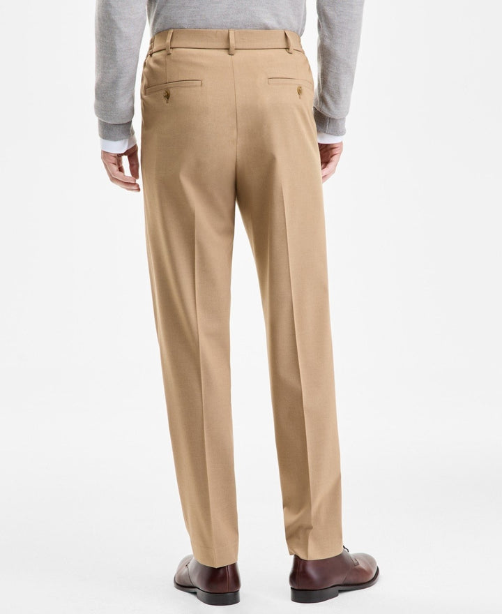 Translation missing: en.Tommy Hilfiger Men's Relaxed-Fit Dean Solid Pleated Pants Khaki Brown-32x34