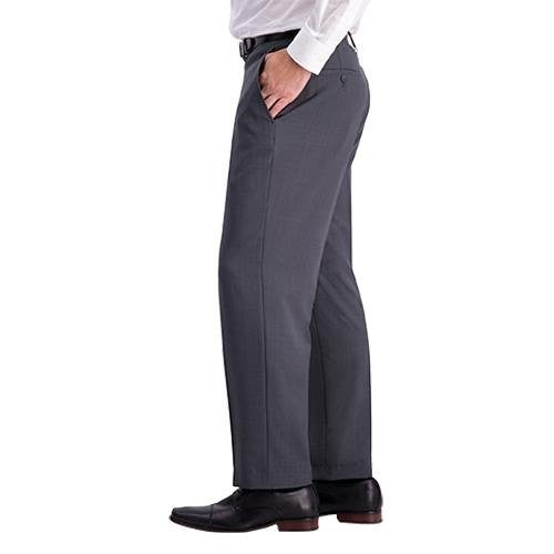Translation missing: en.Haggar Men's Travel Performance Tailored Fit Suit Dress Pants Dk Grey Htr-34x30