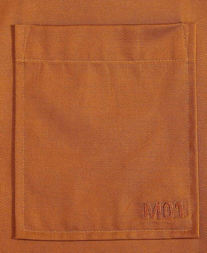 Translation missing: en.Mode of One Men's Relaxed-Fit Button-Down Shirt  Pecan Roast Brown-Medium