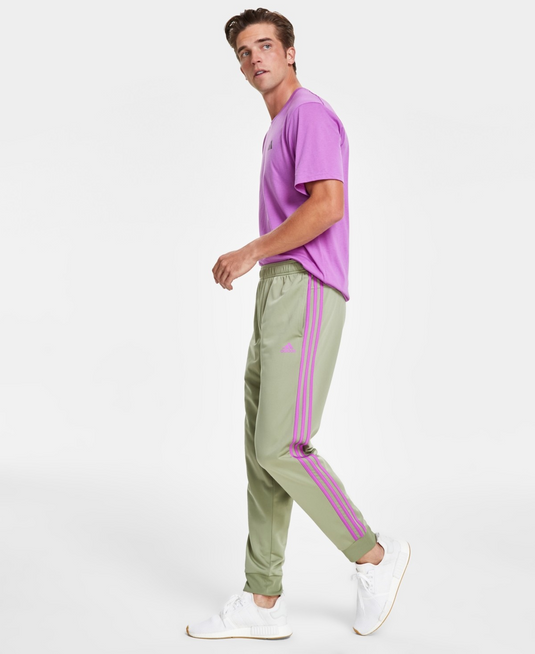 Translation missing: en.adidas Men's Tricot Jogger Pants - Tent Green/Purple-Size Small 28-30W
