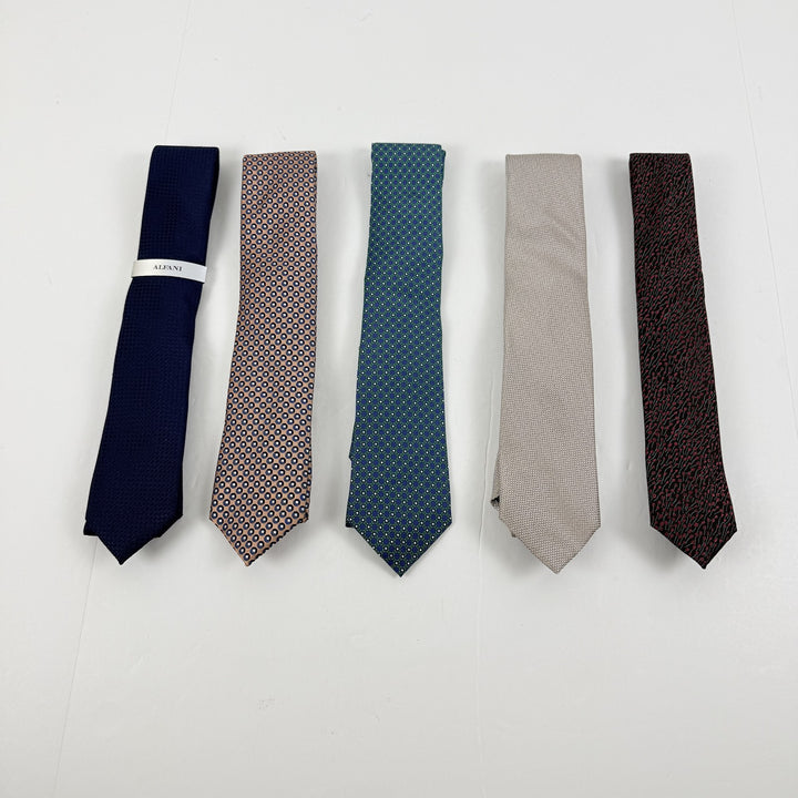 Translation missing: en.Tommy, Bar III, PE, Alfani Lot of 5 Premium Silk Polyester Ties Assorted-OS