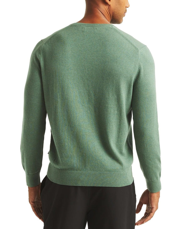 Translation missing: en.Nautica Navtech V-Neck Sweater Size 2XL Artic Heather Green Classic Fit Stretch