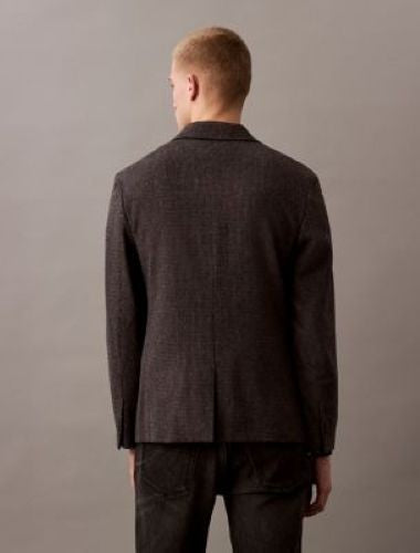 Translation missing: en.Calvin Klein Men's Wool Blend Slim Blazer Black Beauty-Small 32-34R