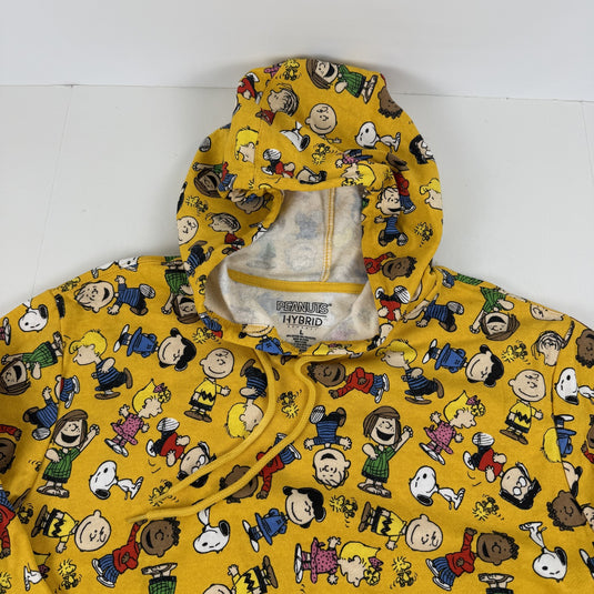 Translation missing: en.Hybrid Mens Peanuts Charlie Brown &amp; Friends Regular-Fit Fleece Hoodie Gold-Large