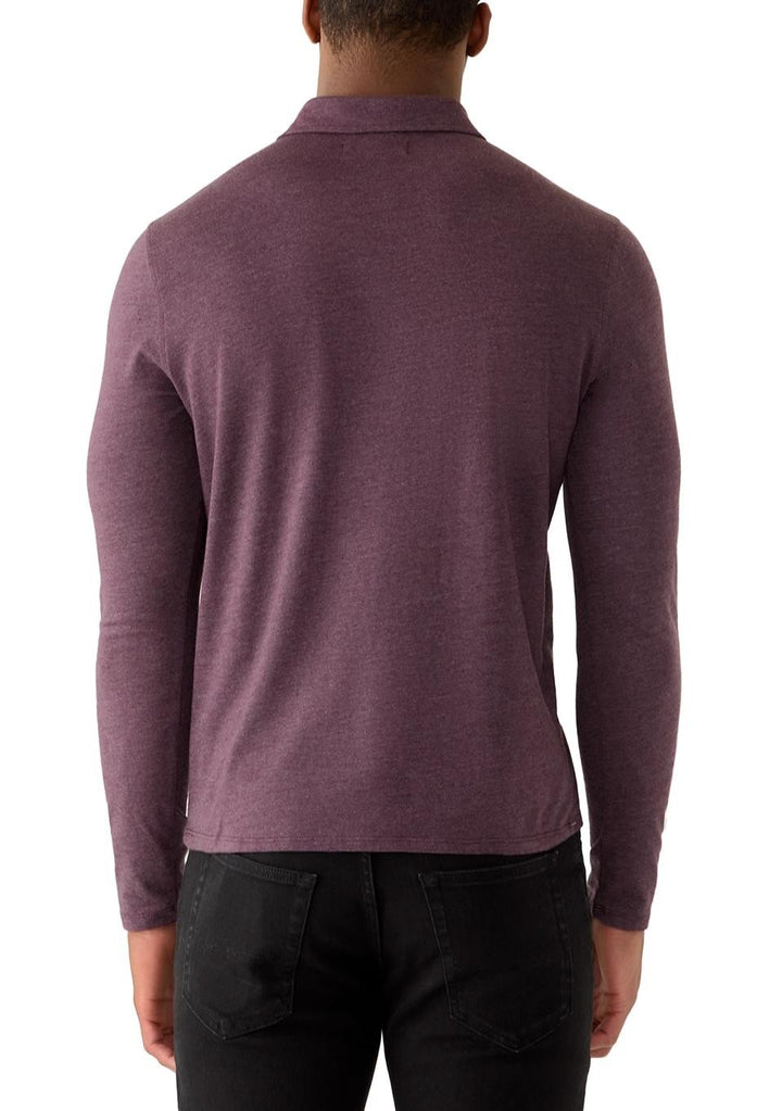 Translation missing: en.Kenneth Cole Polo Shirt Dark Purple Heather Size XL Men's Reg Fit Performance