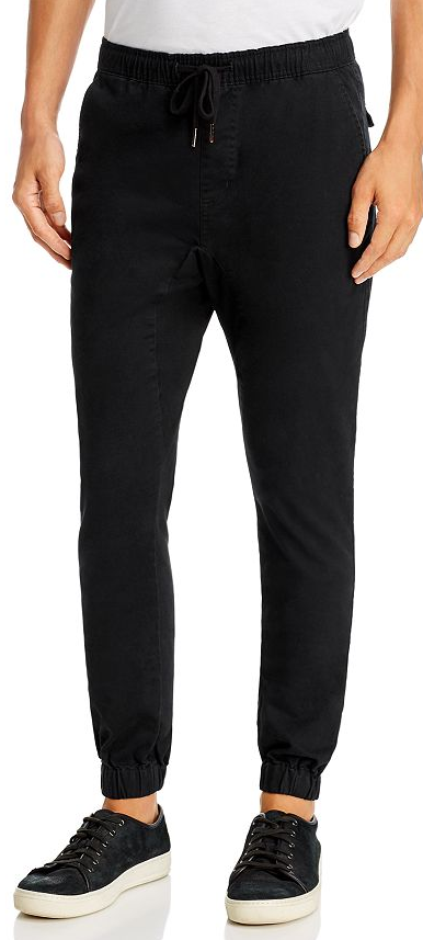 Translation missing: en.Pacific &amp; Park Core Twill Slim Fit Jogger Pants Black-Size Small 30-32W