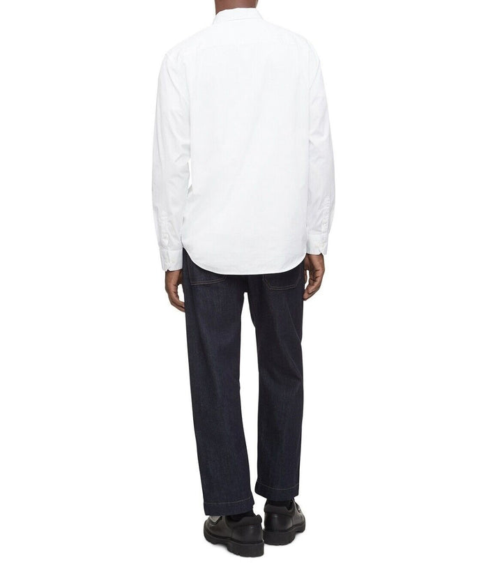 Translation missing: en.Calvin Klein Men's Solid Patch Pocket Button Down Easy Shirt White-XL