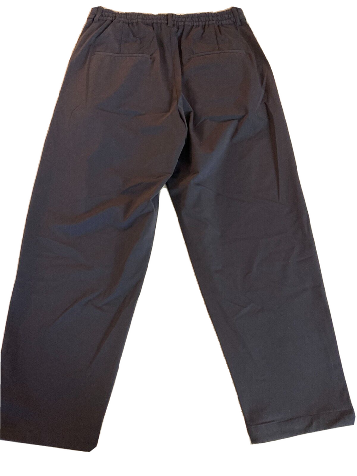 Translation missing: en.Zucca Men's 4 Carvico Cropped Pleated Trousers in Navy-Small