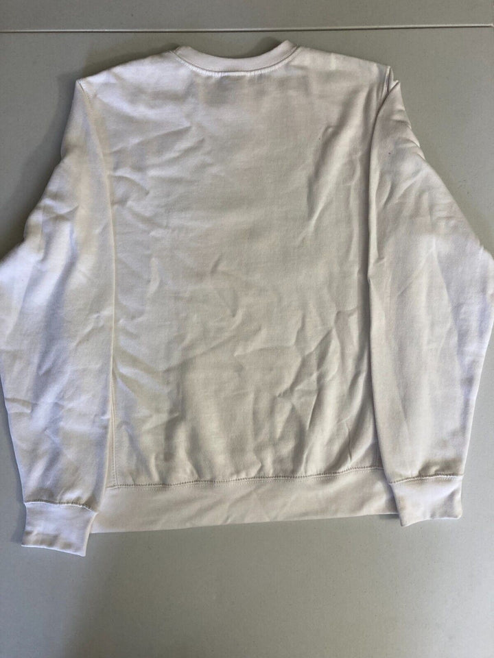Translation missing: en.Russell Athletic Men's Ricardo Logo-Print Fleece Sweatshirt in White-Small