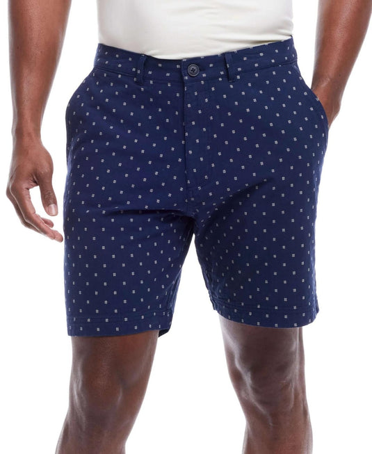 Translation missing: en.Vintage Cotton Dobby Shorts, Weatherproof Men's 8in Inseam-Size 32 Navy