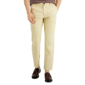 Translation missing: en.Alfani Men's Tech Pants Stretch Moisture Wicking Pale Khaki -38Wx32L