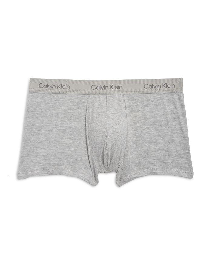 Translation missing: en.Calvin Klein Mens Ultra Soft Modal Cashmere Low Rise Trunks Grey Heather-XL