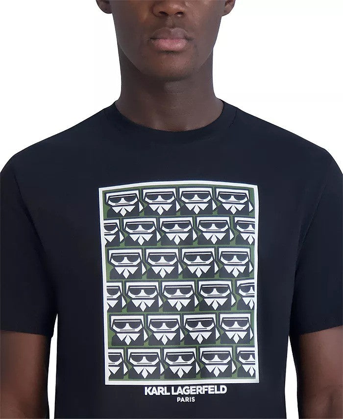Translation missing: en.Karl Lagerfeld Paris Logo Graphic T-Shirt Men's Small Black Multiplied Kocktail