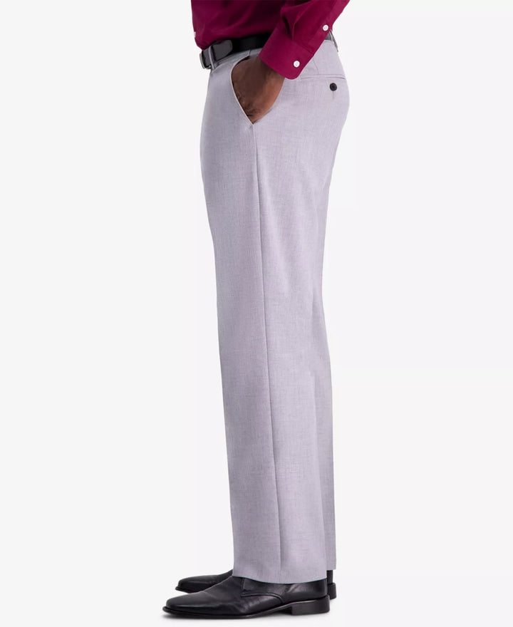 Translation missing: en.J.M. Haggar Men's 4-Way Stretch Classic Fit Premium Dress Pants Light Grey-38x32