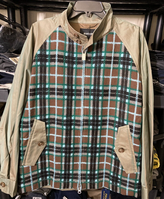 Translation missing: en.Zucca Men's 10 ROVING TARTAN CHECK Jacket Multicolor-Medium