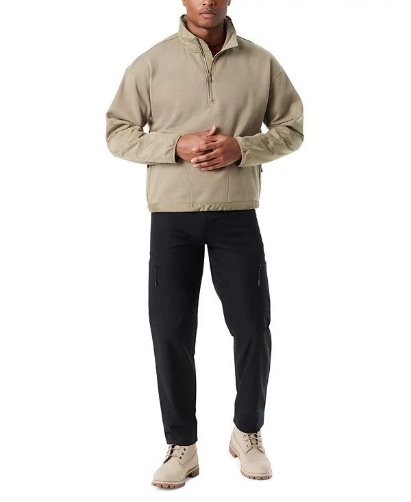 Translation missing: en.Bass Outdoor Sweatshirt Men's Size 2XL Green Reg-Fit Convertible Hood 1/4-Zip