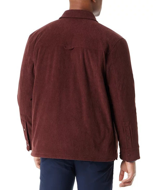 Translation missing: en.Bass Outdoor Shirt Jacket Men's Medium Rum Raisin Burgundy Relaxed Fit Corduroy