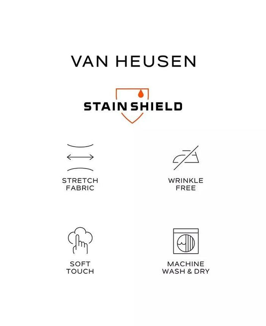 Translation missing: en.Van Heusen Men's Regular-Fit Wrinkle-Free Dress Shirt Pink Pearl-15-15.5 34/35