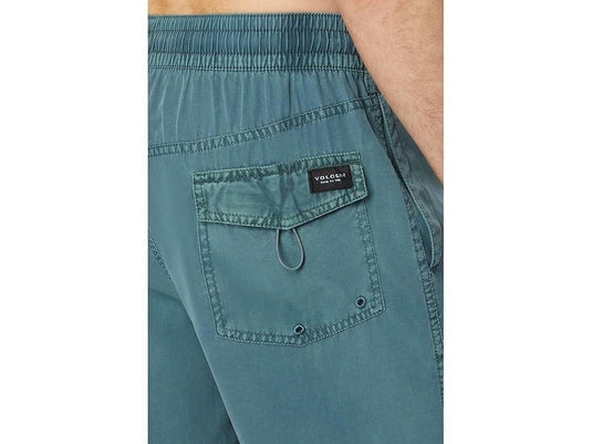 Translation missing: en.Volcom Men's  Center Trunk 17 Swim Trunks Service Blue-2XL