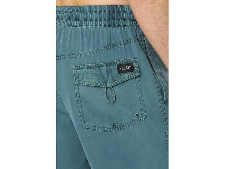 Translation missing: en.Volcom Men's  Center Trunk 17 Swim Trunks Service Blue-2XL