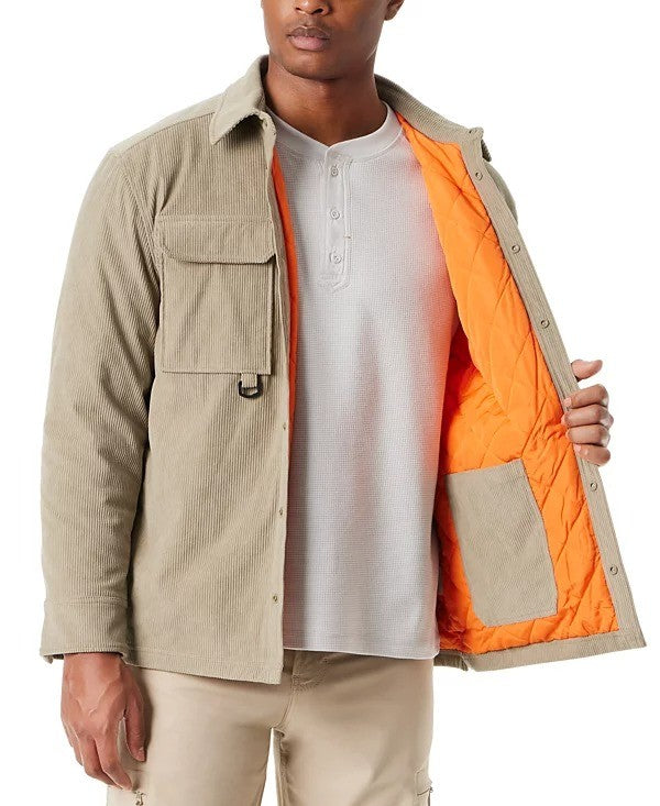 Translation missing: en.Bass Outdoor Shirt Jacket Men's Medium Overland Trek Green Relaxed Fit Corduroy