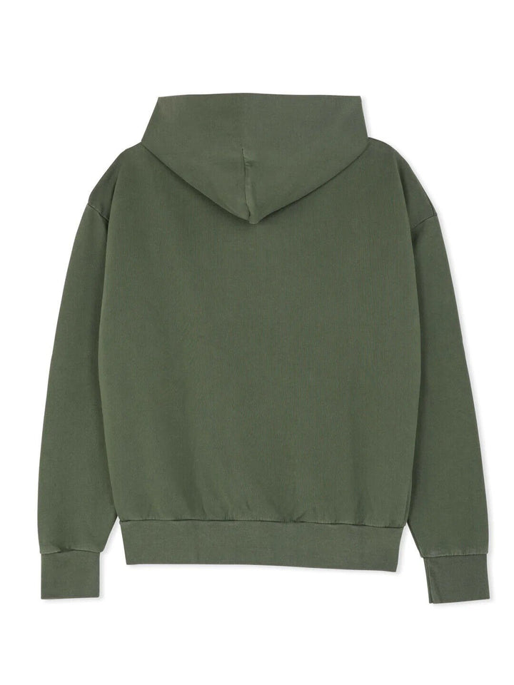 Translation missing: en.The Rad Black Kids Racer Hoodie in Green-Size Medium