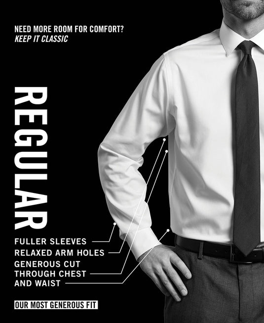 Translation missing: en.Van Heusen Men's Dress Shirt Reg Fit Flex Stretch Blue-15.5-16 33/34