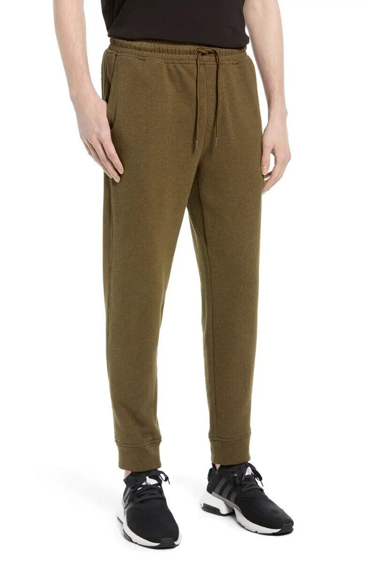 Translation missing: en.ATM Anthony Thomas Melillo Mélange French Terry Joggers in Olive Heather-XL