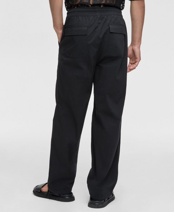 Translation missing: en.Mode of One Men's Regular-Fit Stretch Ripstop Parachute Pants Black-Medium