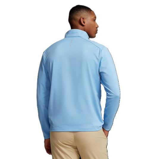 Translation missing: en.RLX Ralph Lauren Men's Classic Fit Half Zip Jersey Pullover Blue Lagoon-2XL