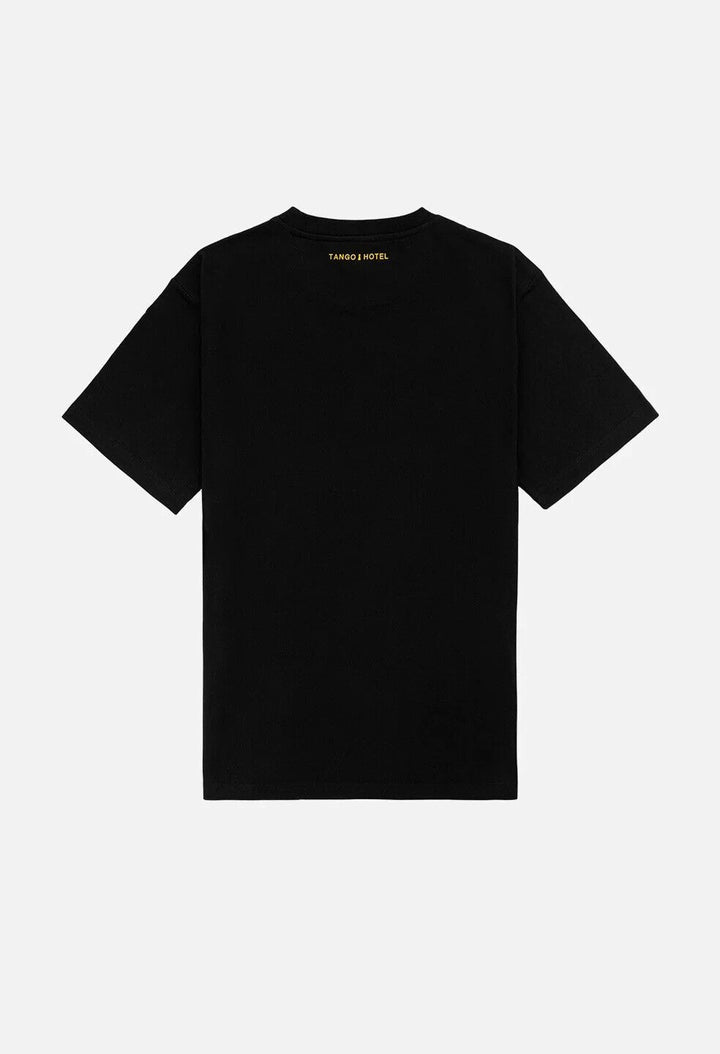 Translation missing: en.Tango Hotel Men's Kandinsky Blues T-Shirt Black-Size XL
