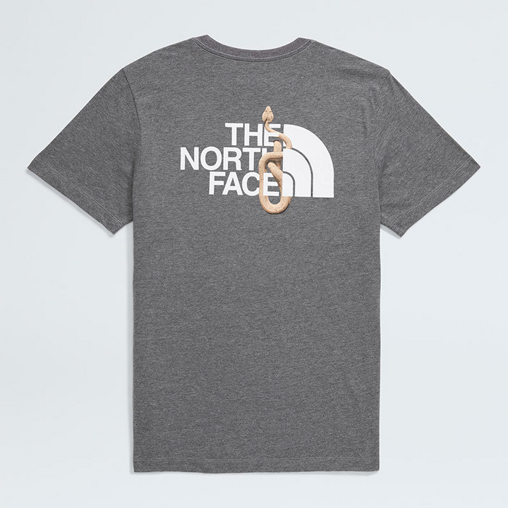 Translation missing: en.The North Face Men's Short Sleeve Lunar New Year Snake Graphic T-Shirt Grey-XL