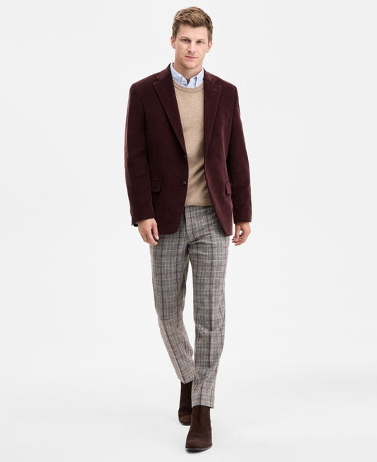 Translation missing: en.Tommy Hilfiger Daltry Men's Modern-Fit Corduroy Sport Coat Chestnut Brown-40R