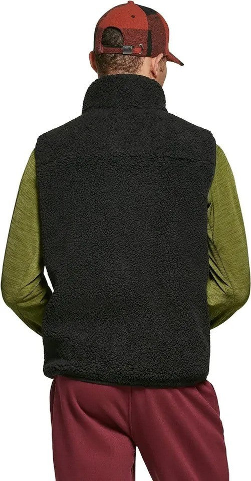 Translation missing: en.Bass Outdoor Men's Coastal Fleece Full-Zip Vest in Black-Small