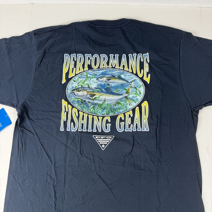 Translation missing: en.Columbia Men's Yellowtail Graphic T-Shirt All Cotton Columbia Navy-XL