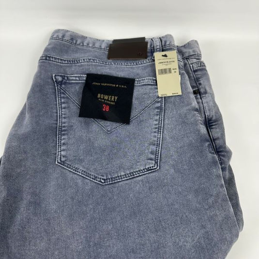 Translation missing: en.John Varvatos Star USA  Mens Bowery Slim Straight Jeans in Dusted Blue-38/33