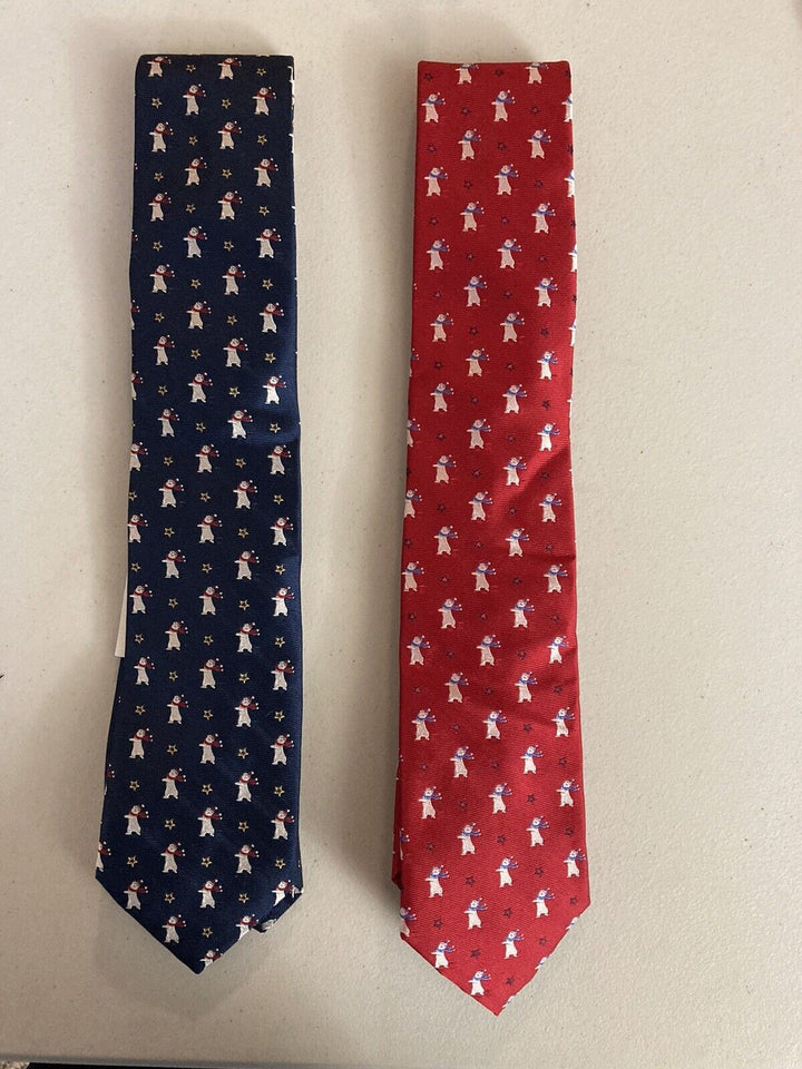 Translation missing: en.Tommy Hilfiger Silk Blend Lot of 2 Christmas Holiday Ties