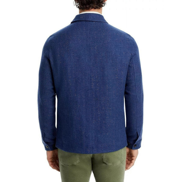 Translation missing: en.Peter Millar Men's Crown Crafted Solstice Tailored Chore Coat Blue MS24XZ67-Med