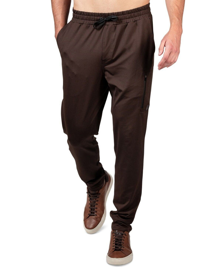 Translation missing: en.Natori Men's Rumi Lightweight Active Jersey Modern-Fit Joggers Espresso-XL