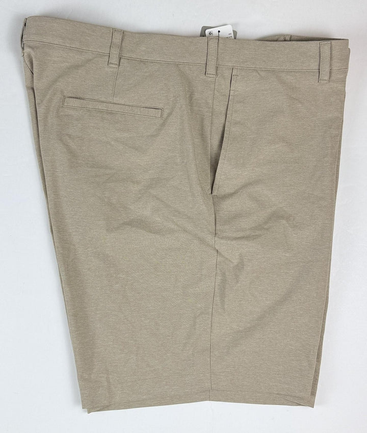 Translation missing: en.PGA TOUR Men's 8” Khaki Heather Performance Golf Short Size 44 Moisture Wicking