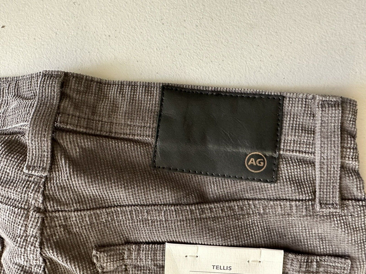 Translation missing: en.AG Tellis Men's Modern Slim Fit Corduroy Jeans in Dark Rock Grey-28/34