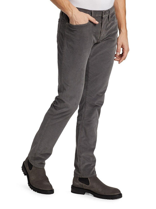Translation missing: en.FRAME L'Homme Men's Skinny Fit Corduroy Jeans in Saville Gray-38