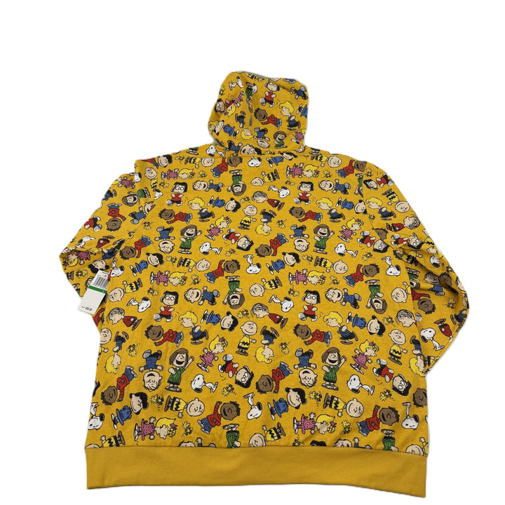 Translation missing: en.Hybrid Mens Peanuts Charlie Brown &amp; Friends Regular-Fit Fleece Hoodie Gold-Large