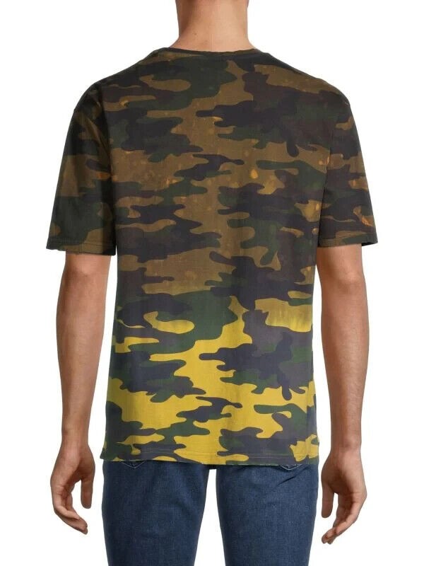 Translation missing: en.Eleven Paris Men's Camo Tee - Acid Green - Size Medium